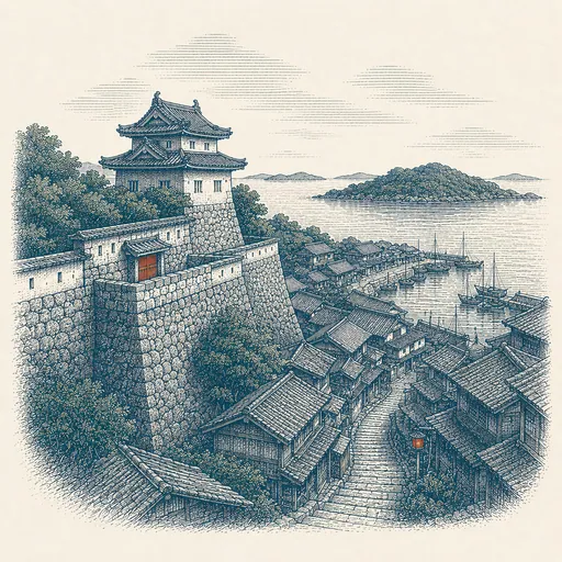 城下町の島